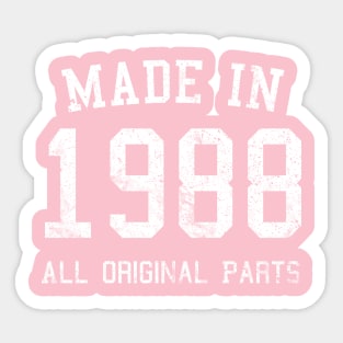 1988 Birthday Sticker